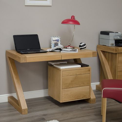 Ziggy Oak Small Desk