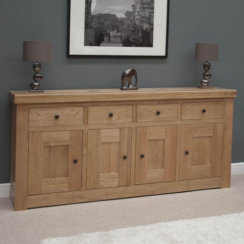 Chunky Oak Large Sideboard