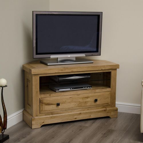 Winchcombe Oak Corner TV Unit