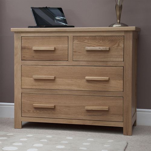 Mobel Oak 2+2 Drawer Chest