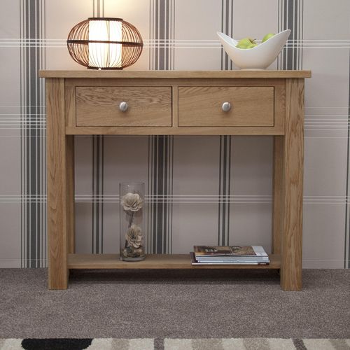 Oakley Oak Console Table