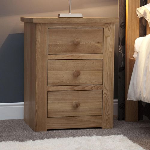Oakley Oak Large Bedside Cabinet
