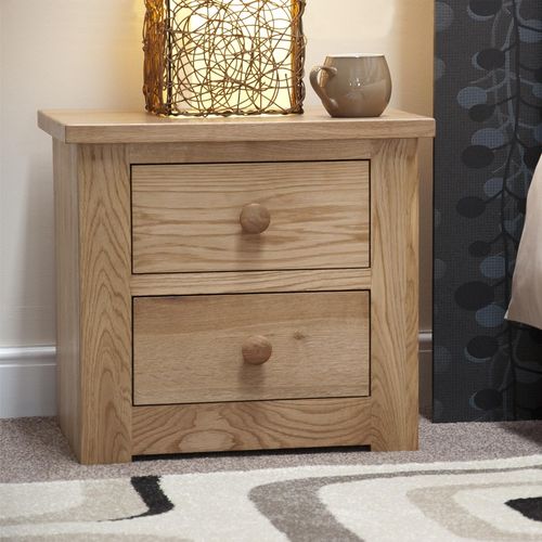 Oakley Oak Small Bedside Cabinet