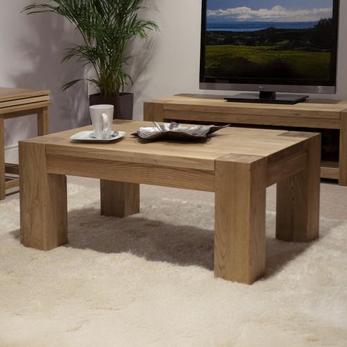 Massive Oak Large Coffee Table