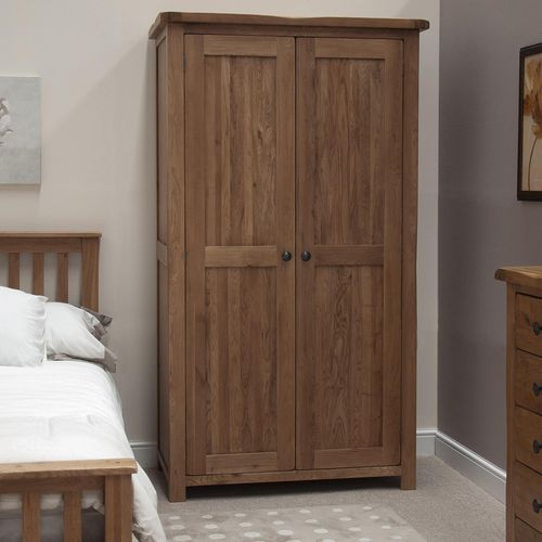 Rutland Oak 2 Door Wardrobe