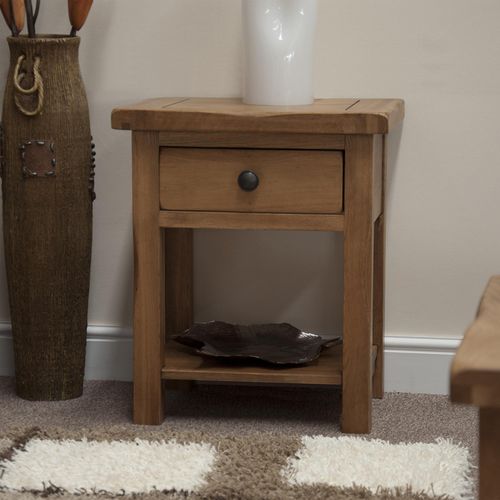 Rutland Oak Lamp Table