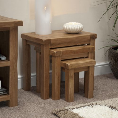 Rutland Oak Nest of Tables