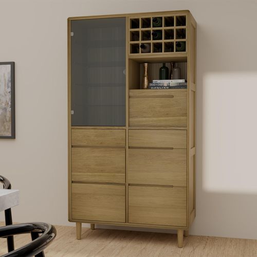 Danish Oak Drinks Cabinet