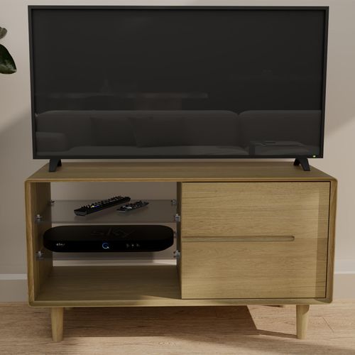 Danish Oak Small TV Unit