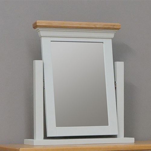 Kingscote Oak and Painted Dressing Mirror