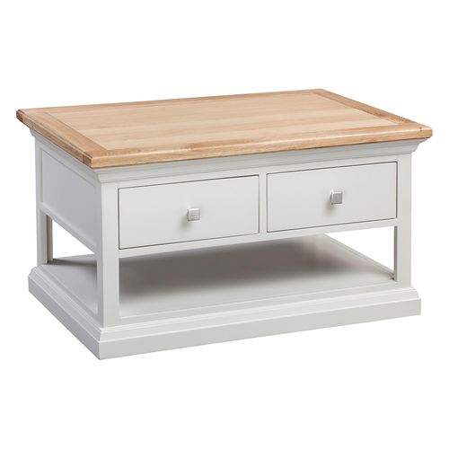 Kingscote Oak and Painted Storage Coffee Table