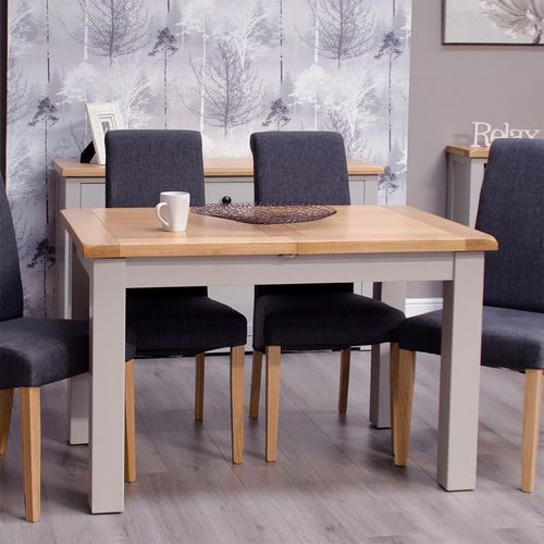 Sussex Painted Small 4-6 Seater Extending Dining Table - 120cm-153cm