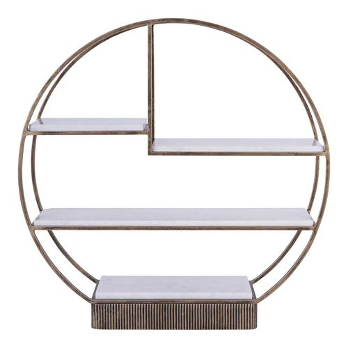 Libra Belvedere Aged Gold Multi Tier Buffet Stand