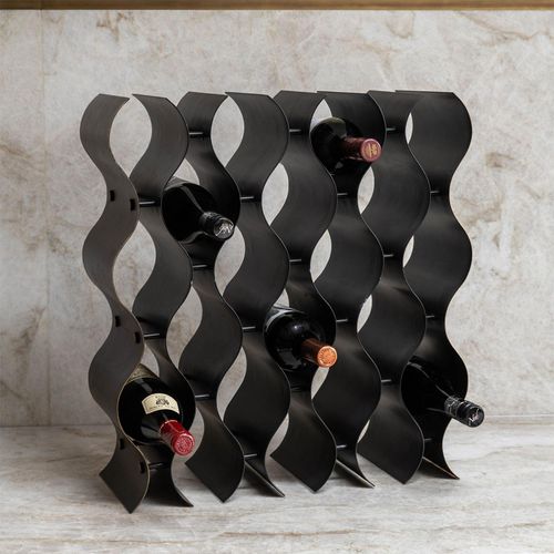 Libra Stamford Vintage Bronze 18 Bottle Wine Rack