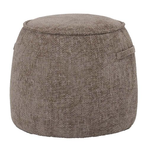 Libra Bingham Neutral Upholstered Stool