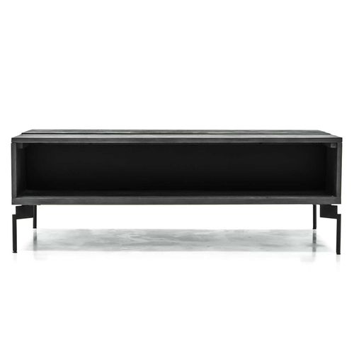 Libra Bronks Black Acacia Wood Motion Top Coffee Table