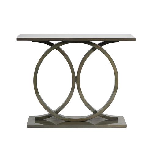Libra Lacquer Olive Mango Wood Console Table