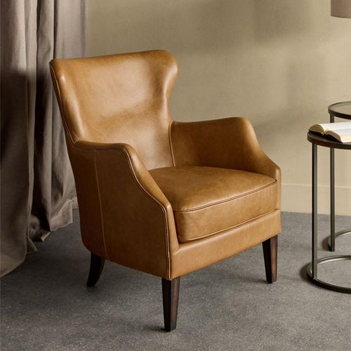 Libra Watson Tobacco Leather Armchair