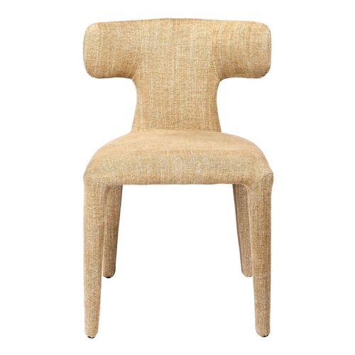 2 x Libra Milo Beige Fabric Dining Chair