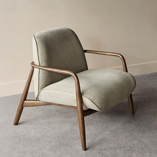 Libra Egerton Green Fabric Armchair