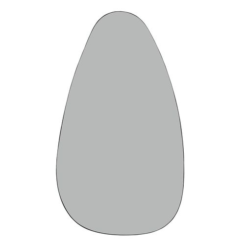 Libra Organic Bronze Metal Cheval Mirror - 86cm x 150cm