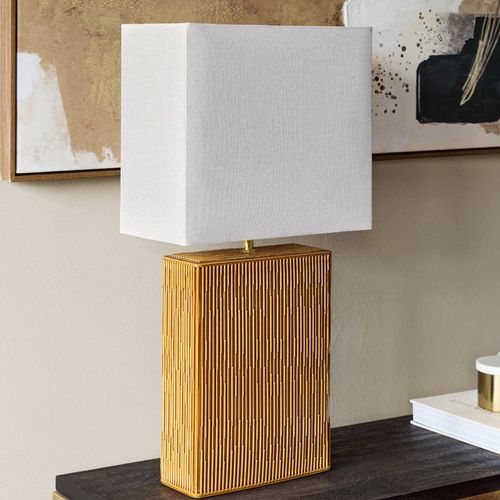 Libra Elk Terracotta Ceramic Table Lamp