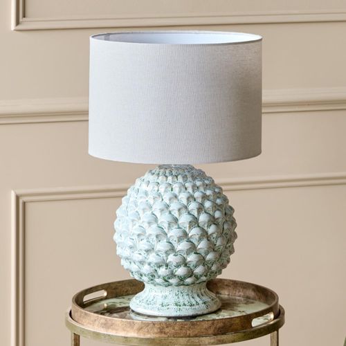 Libra Verona Green Ceramic Table Lamp
