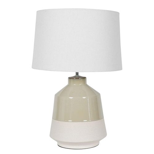 Libra Canterbury Soft Green Ceramic Table Lamp