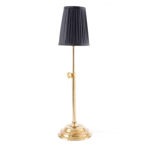 Libra Bistro Black and Gold Metal Table Lamp