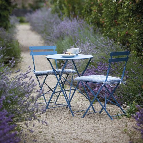 Rive Outdoor Droite Bistro Set Small Cove Blue