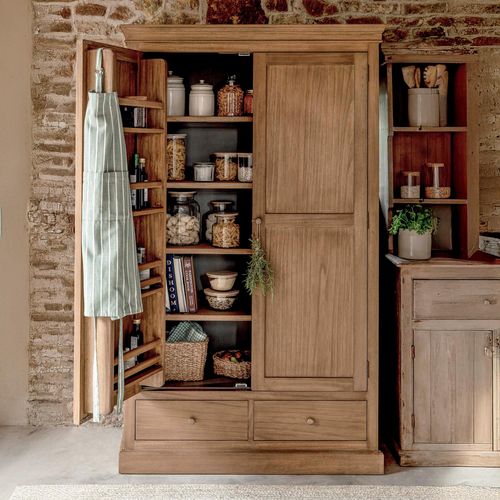 Walcote Pantry Natural Wood