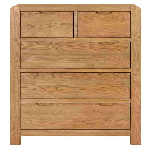 Bergen Oak 2+3 Drawer Chest