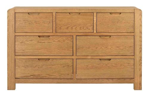 Bergen Oak 4+3 Drawer Chest