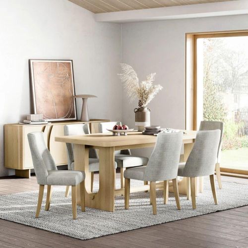 Cara Oak 6-8 Seater Extending Dining Table - 150cm-195cm