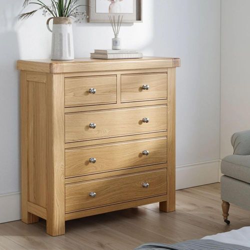 Normandy Oak 2+3 Drawer Chest