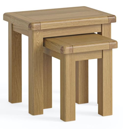Normandy Oak Nest of 2 Tables