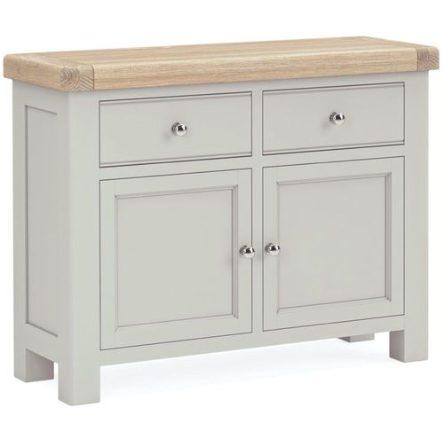 Salcombe Grey Oak 2 Door Small Sideboard - 110cm
