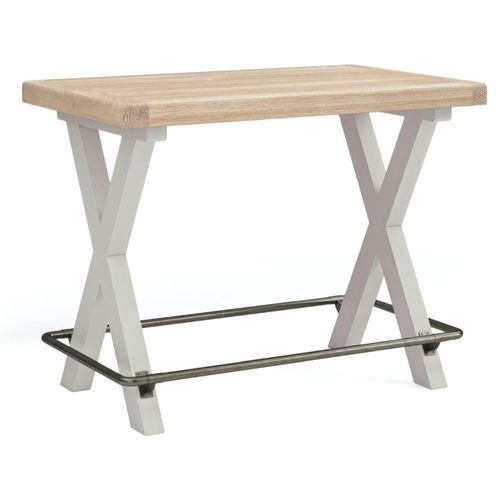 Salcombe Grey Oak Bar Table
