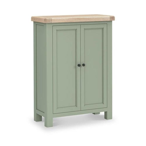Salcombe Sage Oak 2 Door Shoe Cabinet
