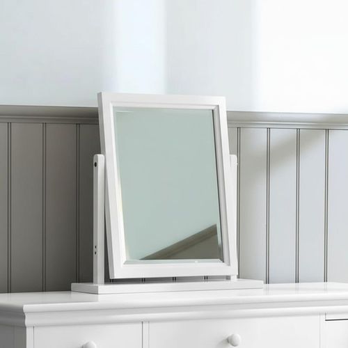 Bordeaux White Dressing Mirror
