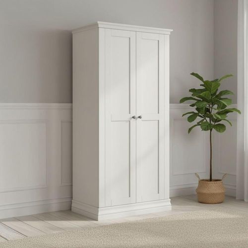 Bordeaux Cotton 2 Door Wardrobe