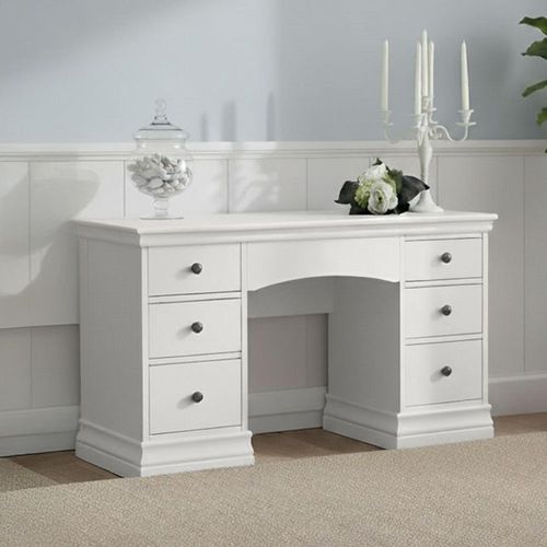 Bordeaux Cotton 6 Drawer Double Dressing Table