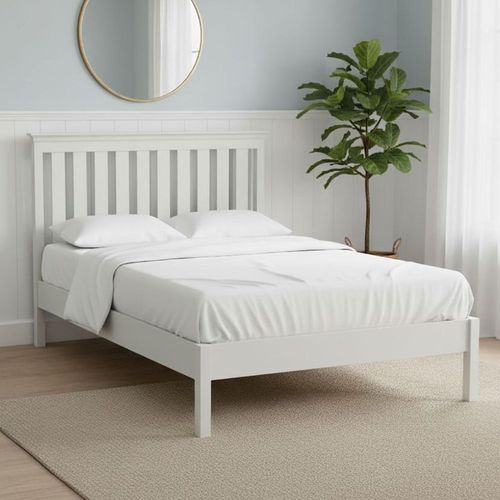 Bordeaux Cotton Slatted Bed - Sizes Available