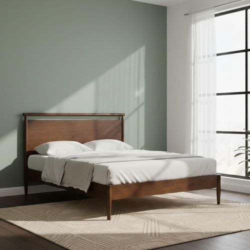 Harley Dark Wood Bed - Sizes Available