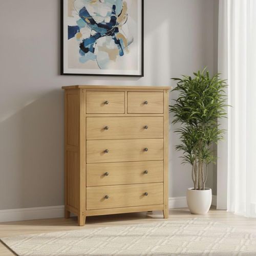 Burford Oak 2+4 Drawer Chest