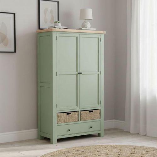 Salcombe Sage Oak 2 Door Larder Unit