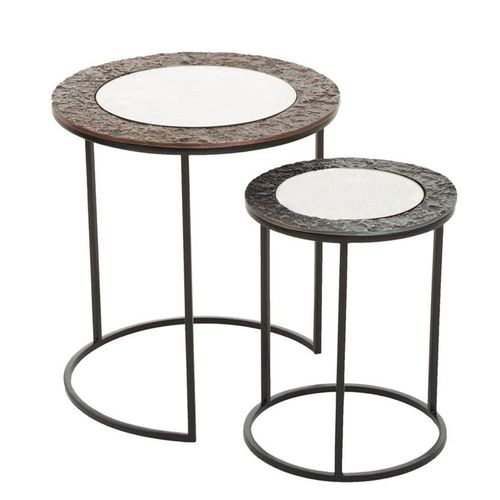 Akola Round Nest of 2 Tables 