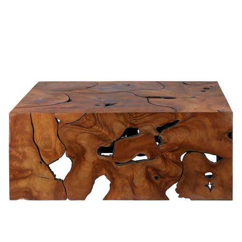 Batam Brown Teak Root Coffee Table