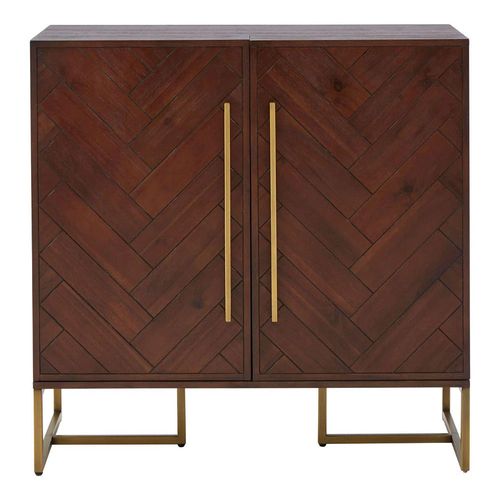Brando Acacia Wood Drinks Cabinet