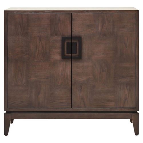 Dimaro Elm Wood 2 Door Small Sideboard - 91cm